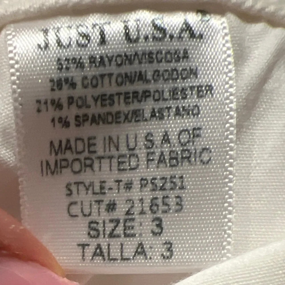 Just USA The Artesia Skinny White Jeans Size 3 - Picture 5 of 5